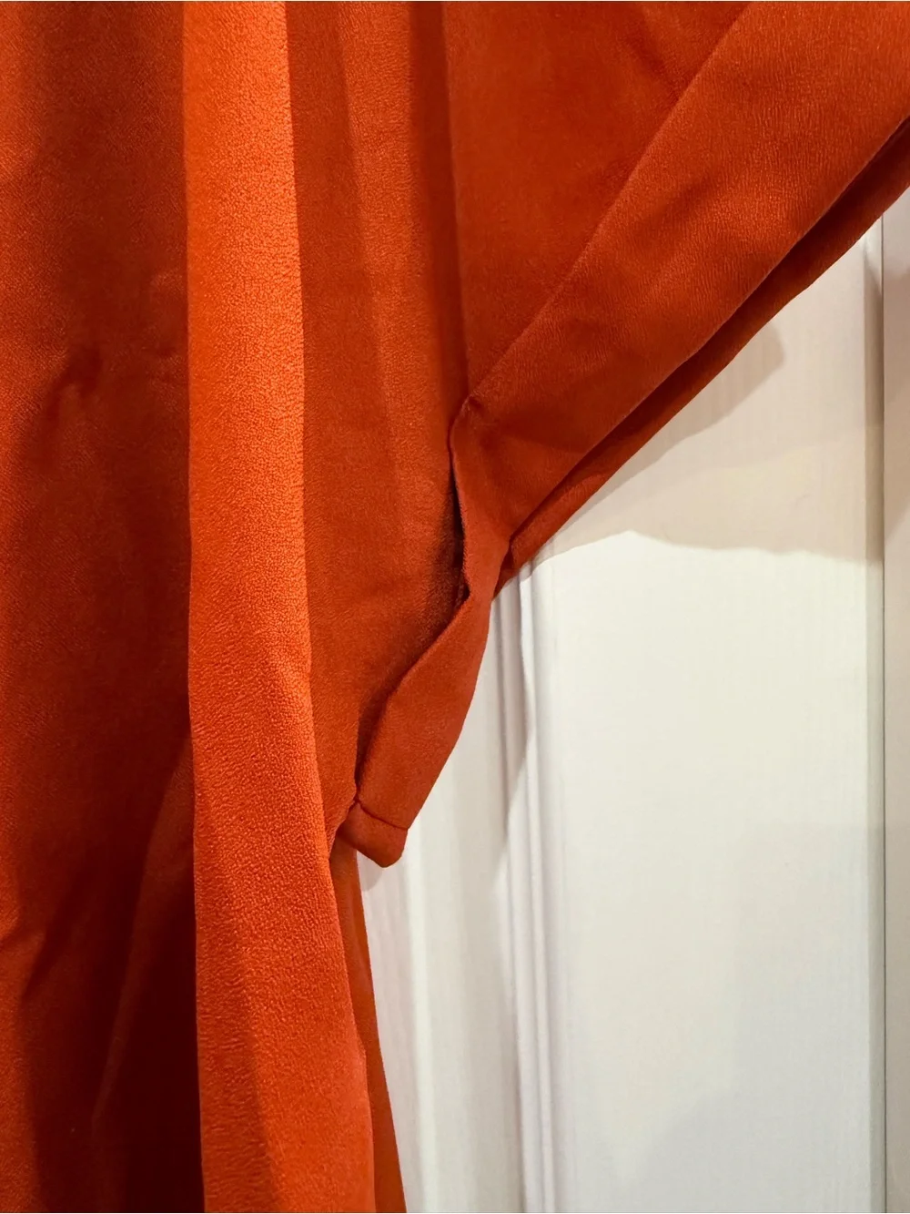 Burnt Orange Short Sleeve Blouse